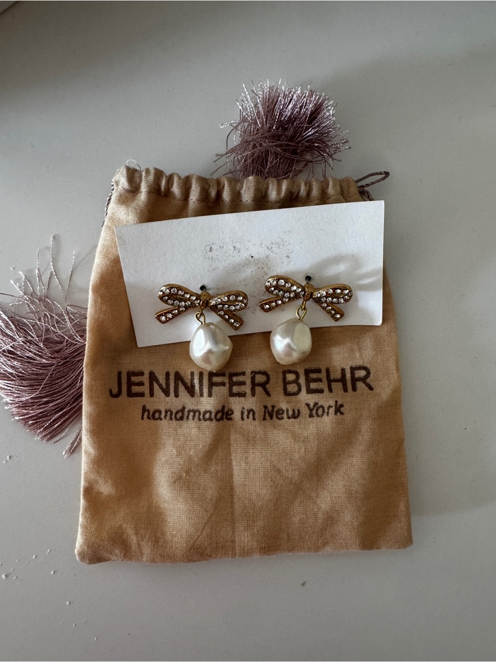 Jennifer Behr Antique Gold Noelle Earrings(Purchased from Love Shack Fancy)